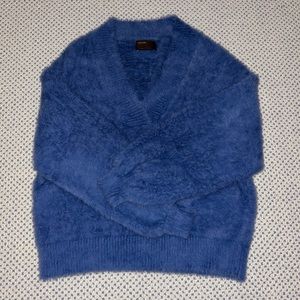 Blue Cashmere Sweater